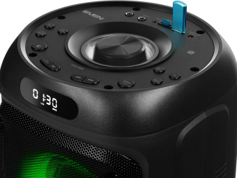 Колонка порт. Sven АС PS-770 черный 100W 1.0 BT/3.5Jack 10м 4400mAh от магазина РЭССИ