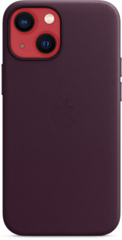 Чехол (клип-кейс) Apple для Apple iPhone 13 mini Leather Case with MagSafe темная вишня (MM0G3ZE/A) от магазина РЭССИ