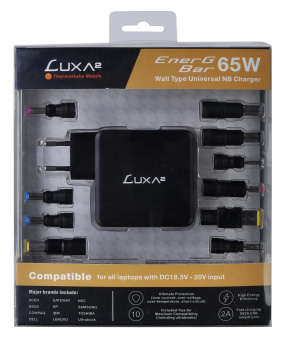 Адаптер Thermaltake LUXA2 EnerG Bar 65W Wall Type автоматический 65W 18.5V-20V 10-connectors 3.5A 1xUSB от бытовой электросети от магазина РЭССИ