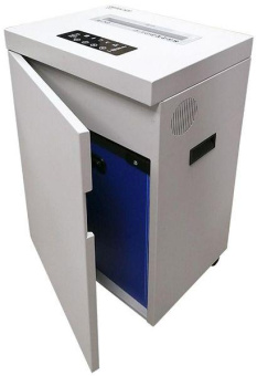 Шредер Office Kit S500 белый (секр.P-5) фрагменты 17лист. 50лтр. скрепки скобы пл.карты CD от магазина РЭССИ