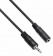 Кабель-удлинитель аудио Buro BAAC003-1 Jack 3.5 (m)/Jack 3.5 (f) 1м. черный от магазина РЭССИ