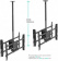 Картинка Кронштейн для телевизора Onkron N4L черный 32"-80" макс.112кг потолочный наклон от магазина РЭССИ Кронштейн для телевизора Onkron N4L черный 32"-80" макс.112кг потолочный наклон от магазина РЭССИ