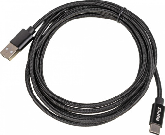 Кабель USB (m)-USB Type-C (m) 2м черный от магазина РЭССИ