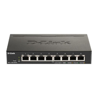 Коммутатор D-Link DGS-1100-08PV2 DGS-1100-08PV2/A3A (L2) 8x1Гбит/с 8PoE 64W настраиваемый от магазина РЭССИ