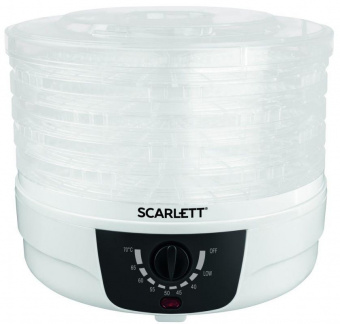 Сушка для фруктов и овощей Scarlett SC-FD421004 5под. 250Вт белый от магазина РЭССИ