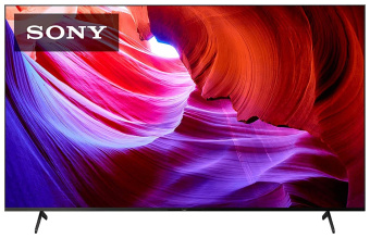 Телевизор LED Sony 85" KD-85X85K BRAVIA черный 4K Ultra HD 120Hz DVB-T DVB-T2 USB WiFi Smart TV от магазина РЭССИ