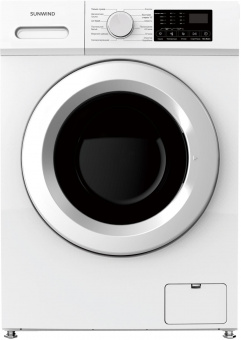 Стиральная машина SunWind SWFD8202 класс: A загр.фронтальная макс.:8кг (с сушкой) белый от магазина РЭССИ