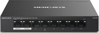 Коммутатор Mercusys MS108GP 8G 7PoE+ 65W неуправляемый от магазина РЭССИ