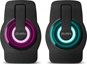 Колонки Sven 255 2.0 черный 6Вт портативные от магазина РЭССИ