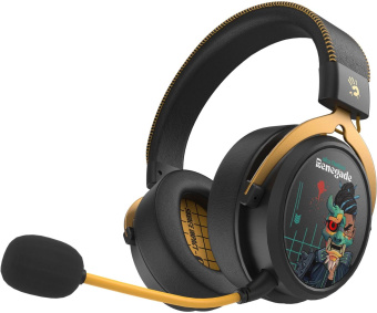 Наушники с микрофоном A4Tech Bloody MR595 Renegade черный/рисунок мониторные BT/Radio оголовье (MR595) от магазина РЭССИ