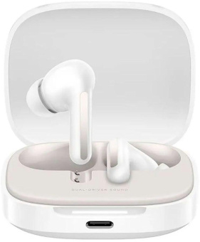Гарнитура внутриканальные Xiaomi Redmi Buds 6 белый беспроводные bluetooth в ушной раковине (BHR9250GL) от магазина РЭССИ