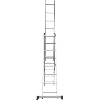 Трехсекционная лестница Новая Высота 3х8 ступеней 1230308 от магазина РЭССИ