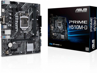 Материнская плата Asus PRIME H510M-D Soc-1200 Intel H510 2xDDR4 mATX AC`97 8ch(7.1) GbLAN+VGA+HDMI от магазина РЭССИ