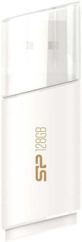 Флеш Диск Silicon Power 128Gb Blaze B06 SP128GBUF3B06V1W USB3.0 белый от магазина РЭССИ