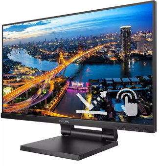 Монитор Philips 21.5" B Line 222B1TC черный IPS LED 16:9 HDMI M/M матовая HAS 250cd 178гр/178гр 1920x1080 75Hz VGA DP FHD USB Touch 6.13кг от магазина РЭССИ