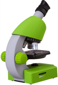 Микроскоп Bresser Junior 70124 монокуляр 40-640x на 3 объектива зеленый от магазина РЭССИ