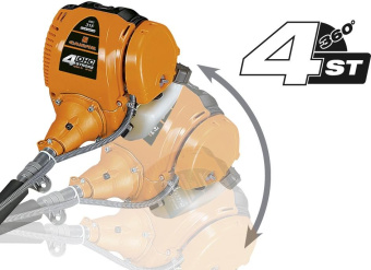 Триммер бензиновый Carver GBC-31F 800Вт 1.1л.с. неразбор.штан. реж.эл.:леска/нож от магазина РЭССИ