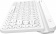 Картинка Клавиатура A4Tech Fstyler FBK30 белый USB беспроводная BT/Radio slim Multimedia (FBK30 WHITE) от магазина РЭССИ Клавиатура A4Tech Fstyler FBK30 белый USB беспроводная BT/Radio slim Multimedia (FBK30 WHITE) от магазина РЭССИ