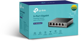 Коммутатор TP-Link TL-SG1005LP 5G 4PoE+ 40W неуправляемый от магазина РЭССИ