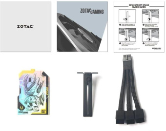 Видеокарта Zotac PCI-E 4.0 RTX 4070 Ti SUPER AMP AIRO NVIDIA GeForce RTX 4070TI Super 16Gb 256bit GDDR6X 2640/21000 HDMIx1 DPx3 HDCP Ret от магазина РЭССИ