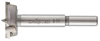 Сверло Сибртех 704835 по дереву Д=35мм Дл=80мм (1пред.) для дрелей/перфораторов от магазина РЭССИ