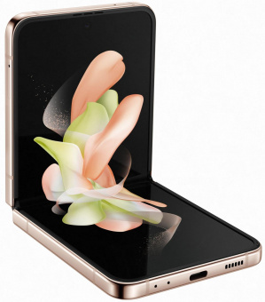 Смартфон Samsung SM-F721B Galaxy Z Flip 4 256Gb 8Gb золотистый раскладной 3G 4G 1Sim 6.7" 1080x2640 Android 12 12Mpix 802.11 a/b/g/n/ac/ax NFC GPS GSM900/1800 GSM1900 TouchSc Protect от магазина РЭССИ