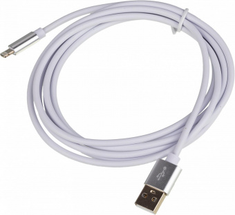 Кабель USB (m)-Lightning (m) 2м белый от магазина РЭССИ