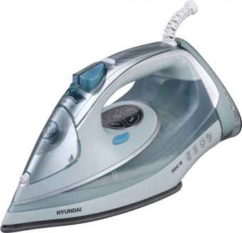 Утюг Hyundai H-SI01340 2800Вт голубой/белый от магазина РЭССИ
