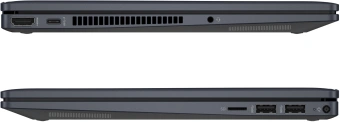 Ноутбук HP Pavilion x360 14-ek2007ci Core 3 100U 8Gb SSD512Gb Intel Graphics 14" IPS Touch FHD (1920x1080) Free DOS blue WiFi BT Cam (A1AA2EA) от магазина РЭССИ