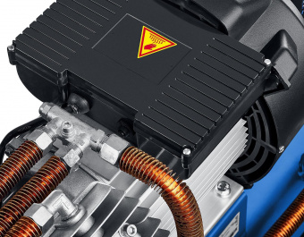 Компрессор поршневой Зубр КПМ-400-100 масляный 400л/мин 100л 2200Вт синий от магазина РЭССИ