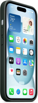 Чехол (клип-кейс) Apple для Apple iPhone 15 MT3J3FE/A with MagSafe Evergreen от магазина РЭССИ