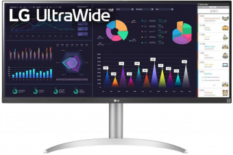 Монитор LG 34" UltraGear 34WQ650-W черный IPS LED 1ms 21:9 HDMI M/M матовая HAS 400cd 178гр/178гр 2560x1080 FreeSync DP FHD USB 7.9кг от магазина РЭССИ