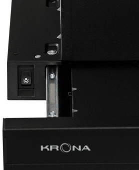 Вытяжка встраиваемая Krona Kamilla 600 Glass черный управление: кулисные переключатели (2 мотора) от магазина РЭССИ