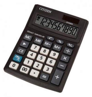 Калькулятор настольный Citizen CMB1001BK черный 10-разр. от магазина РЭССИ
