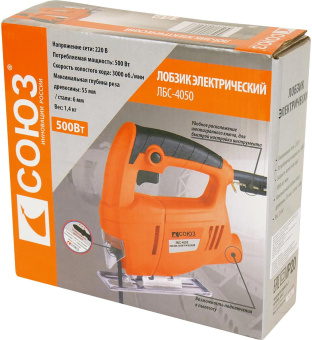 Лобзик Союз ЛБС-4050 500Вт 3000ходов/мин от электросети от магазина РЭССИ