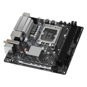 Материнская плата Asrock B760M-ITX/D4 WIFI Soc-1700 Intel B760 2xDDR4 mini-ITX AC`97 8ch(7.1) GbLAN+VGA+HDMI+DP от магазина РЭССИ