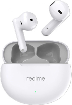 Гарнитура внутриканальные Realme Buds T01 белый беспроводные bluetooth в ушной раковине (6941764436206) от магазина РЭССИ
