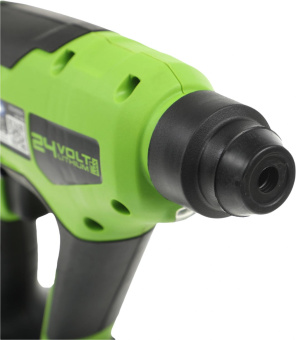 Перфоратор Greenworks GD24SDS1 патрон:SDS-plus уд.:1.2Дж аккум. (кейс в комплекте) от магазина РЭССИ