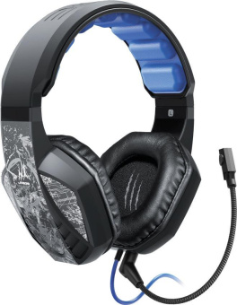 Наушники с микрофоном Hama uRage SoundZ 310 черный/серый 2.5м накладные USB оголовье (00186023) от магазина РЭССИ