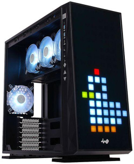 Корпус Inwin CF06CX (309 Gaming) черный без БП ATX 3x120mm 2xUSB3.0 audio от магазина РЭССИ