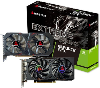 Видеокарта Biostar PCI-E VN1666TF69 NVIDIA GeForce GTX 1660TI 6Gb 192bit GDDR6 1500/12000 DVIx1 HDMIx1 DPx1 HDCP Ret от магазина РЭССИ