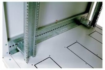Шкаф коммутационный ЦМО (ШТК-М-38.8.10-1ААА) напольный 38U 800x1000мм пер.дв.стекл задн.дв.стал.лист 2 бок.пан. направл.под закл.гайки 890кг серый 855мм 127.6кг 180град. 1850мм от магазина РЭССИ