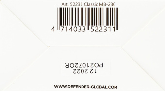 Мышь Defender MB-230 черный оптическая 1600dpi USB 2but (52231) от магазина РЭССИ