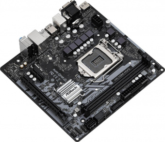Материнская плата Asrock H510M-HVS R2.0 Soc-1200 Intel H510 2xDDR4 mATX AC`97 8ch(7.1) GbLAN+VGA+HDMI от магазина РЭССИ