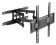 Кронштейн для телевизора Ultramounts UM908 черный 32"-75" макс.40кг настенный поворотно-выдвижной и наклонный от магазина РЭССИ