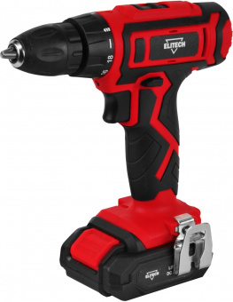 Дрель-шуруповерт Elitech ДА 162СЛ аккум. патрон:быстрозажимной (кейс в комплекте) (E2201.016.01) от магазина РЭССИ
