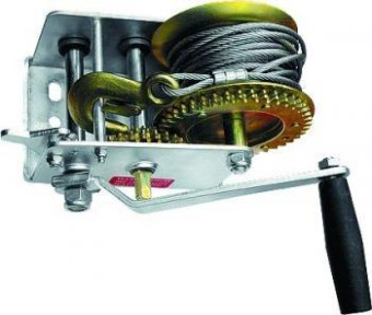 Шестеренчатая тросовая лебедка MATRIX тяга 08 т 522735 от магазина РЭССИ