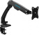 Кронштейн для мониторов ЖК Kromax OFFICE-8 черный 15"-32" макс.8кг настольный поворот и наклон верт.перемещ. от магазина РЭССИ