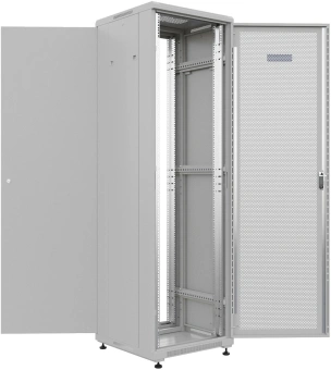 Шкаф коммутационный NTSS Премиум (NTSS-R42U6060PD) напольный 42U 600x600мм пер.дв.перфор. металл 900кг серый 510мм 86кг IP20 металл от магазина РЭССИ
