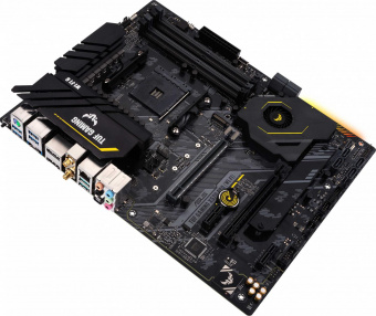Материнская плата Asus TUF GAMING X570-PRO (WI-FI) Soc-AM4 AMD X570 4xDDR4 ATX AC`97 8ch(7.1) 2.5Gg RAID+HDMI+DP от магазина РЭССИ